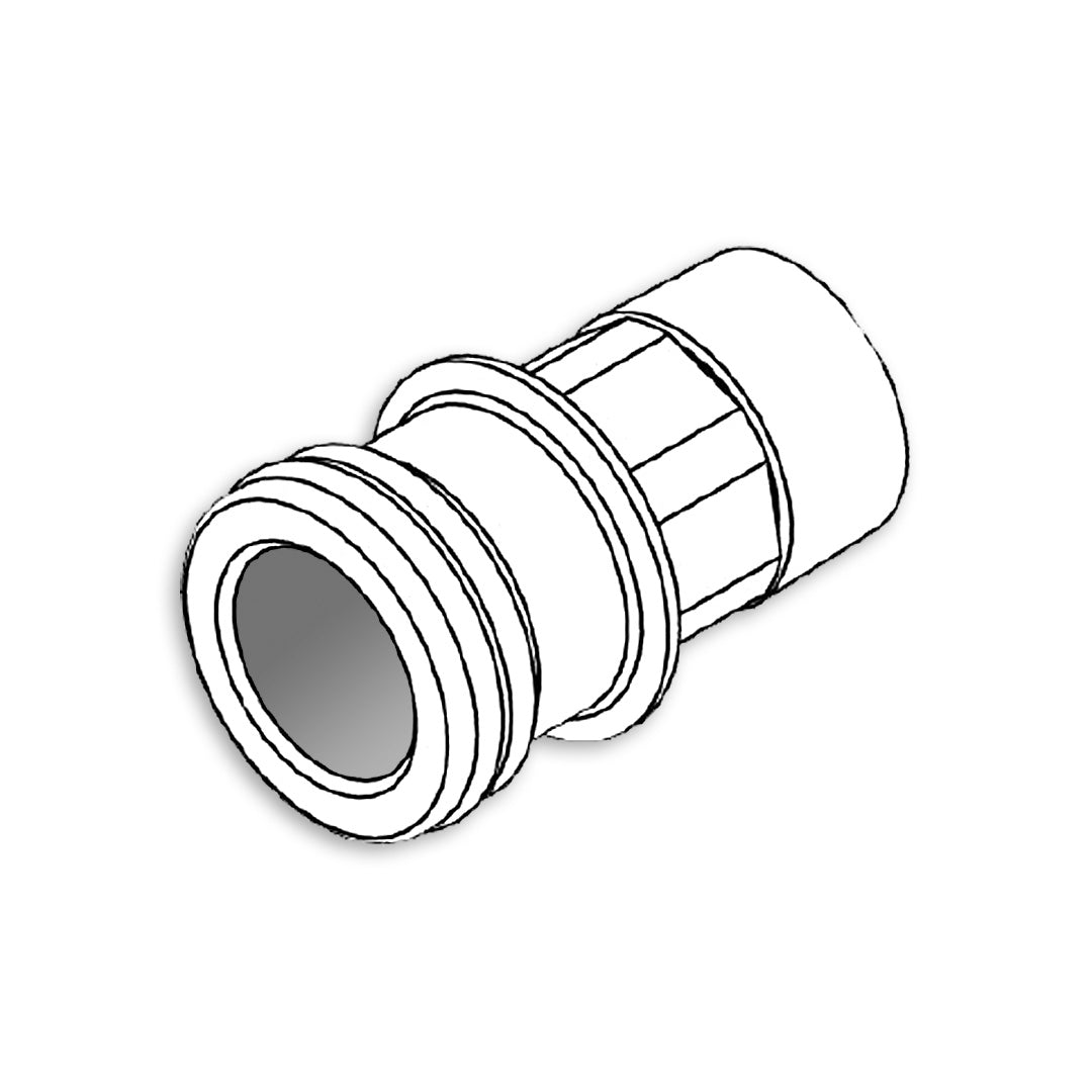 Fleck 40563-01 1" NPT Plastic Connector