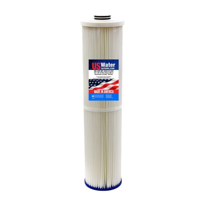 4.5" x 20 1 Micron Pleated Sediment Filter | Posi-Seal