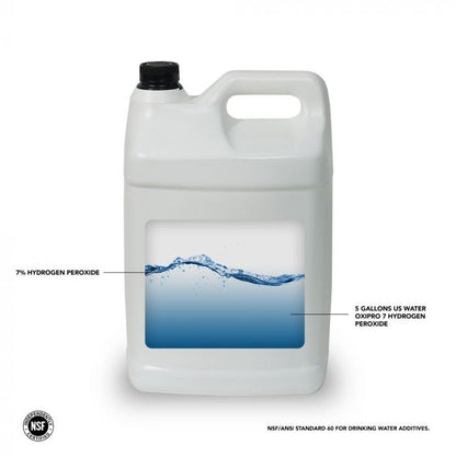 7% Hydrogen Peroxide - 2 - 2.5 Gallon Bottles
