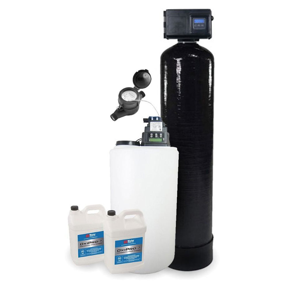 Fleck 2510 Hydrogen Peroxide Well Water System For Removal Of Iron and Fleck Systems