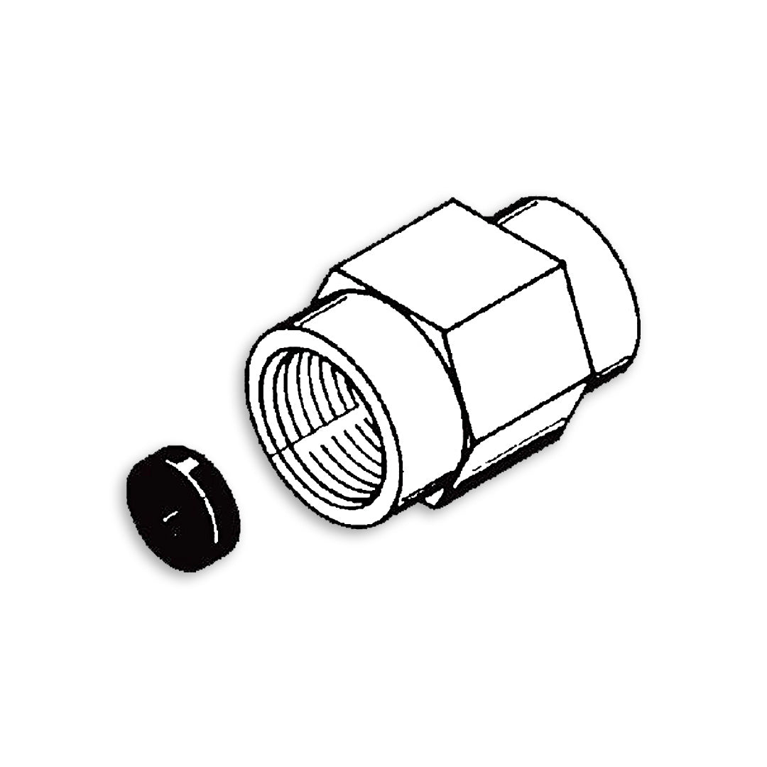 Fleck 61643 1-1/4" 8-25GPM Hot Water Drain Line Flow Control