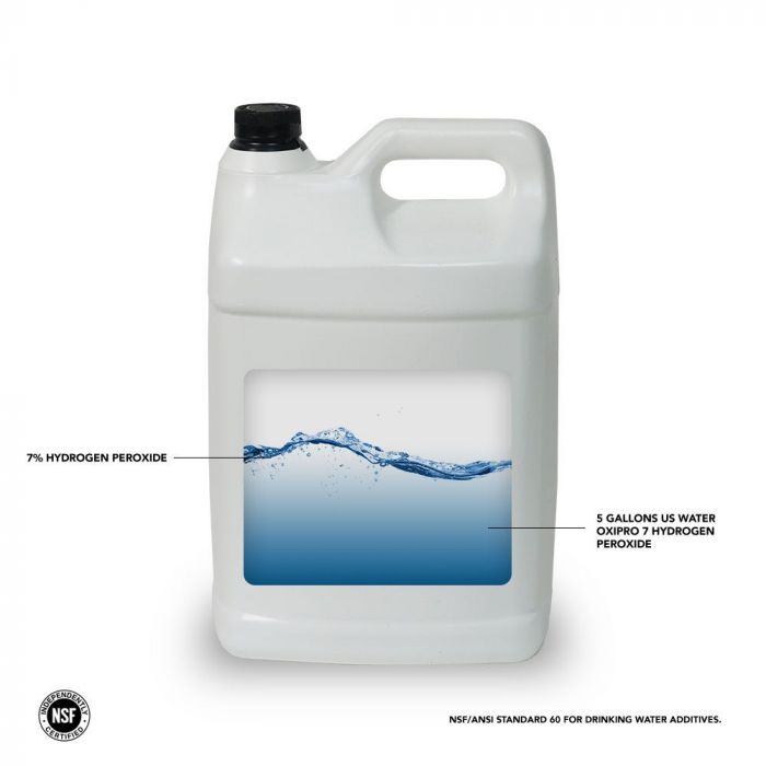 7% Hydrogen Peroxide - 2 - 2.5 Gallon Bottles – Fleck Systems